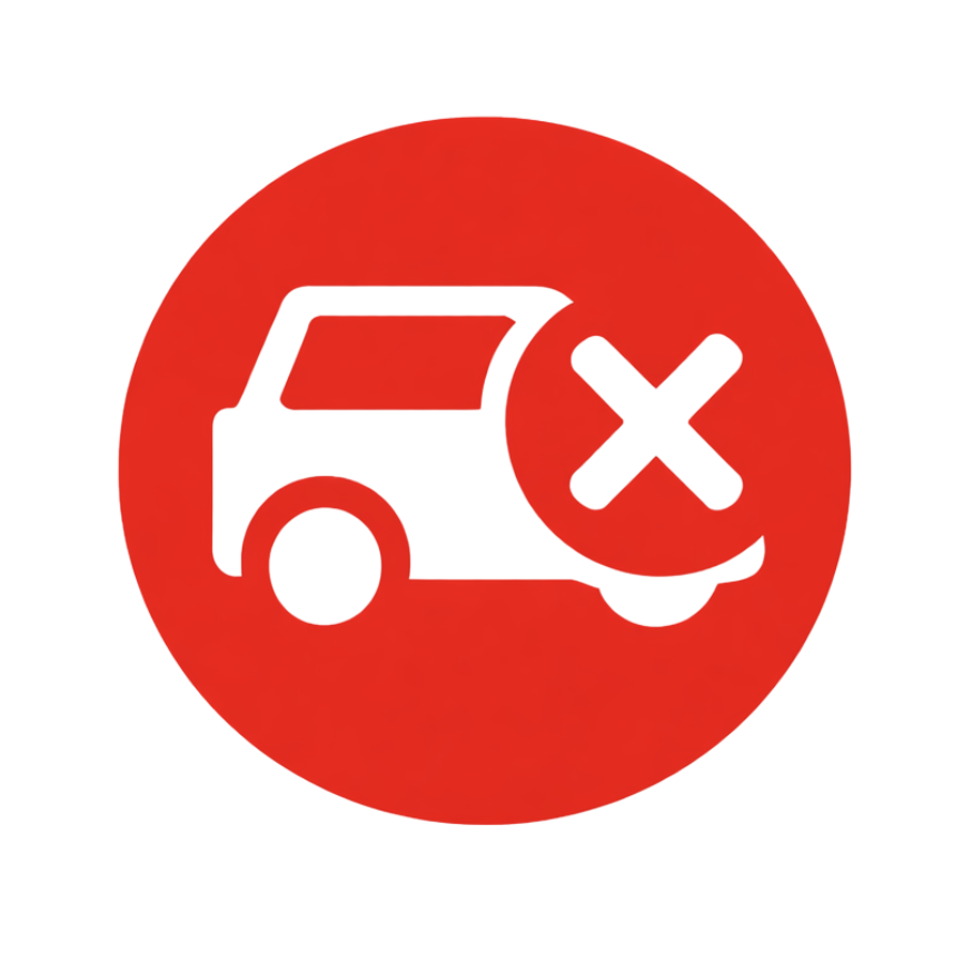 17 nevaziuojantis-automobilis-logo